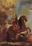 Luca Giordano Equestrian Portrait of Charles II oil painting on canvas